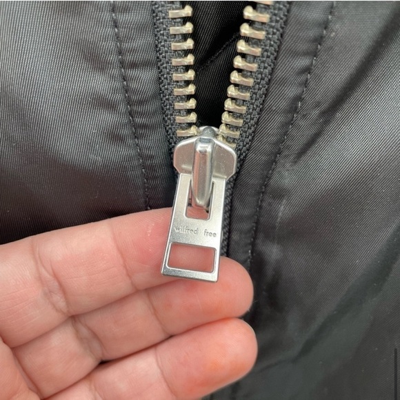 WILFRED FREE AVIATION BOMBER woman’s black jacket. 3 (MED/L) - Picture 8 of 11